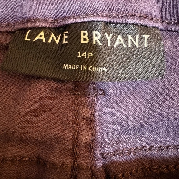 Purple jeans Lane Bryant Size 14P - Picture 5 of 5